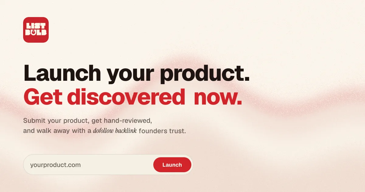 Listbulb screenshot